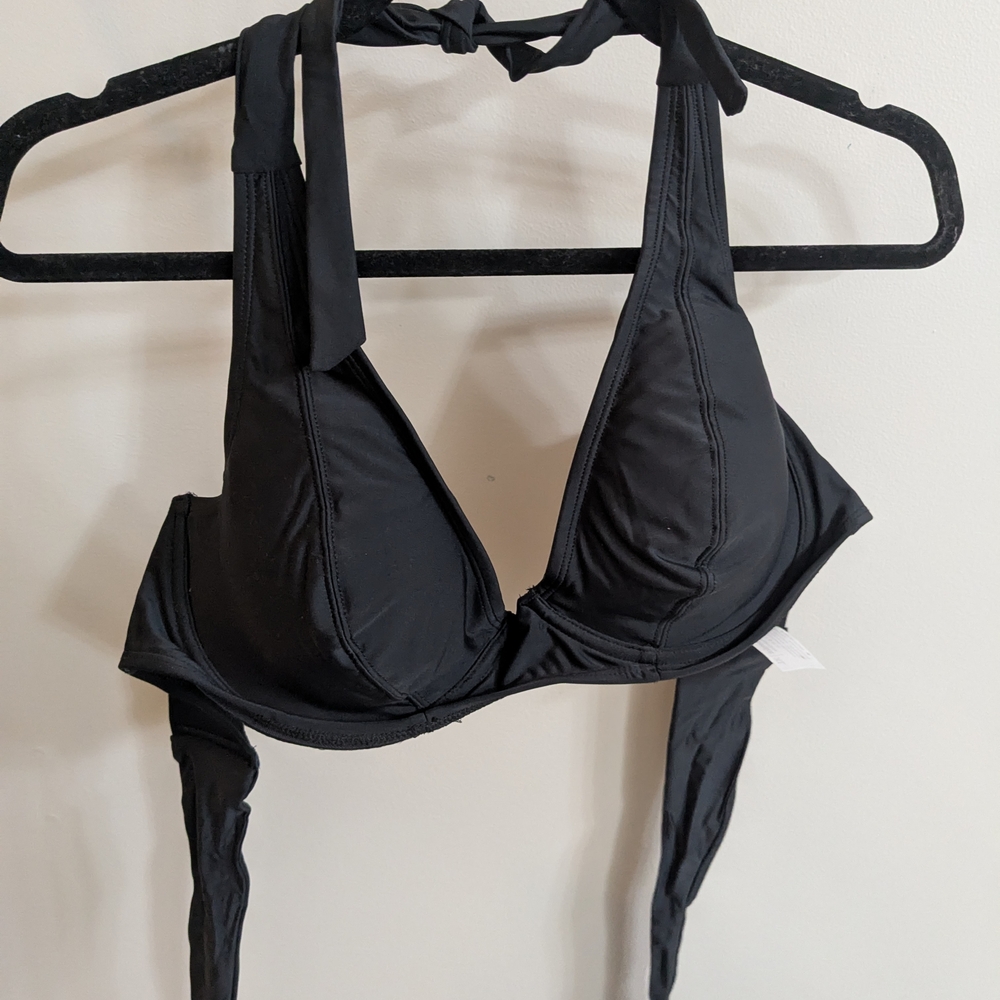Shapermint Black Halter Bra